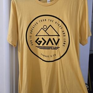 Bella Canvas Yellow Graphic Tee